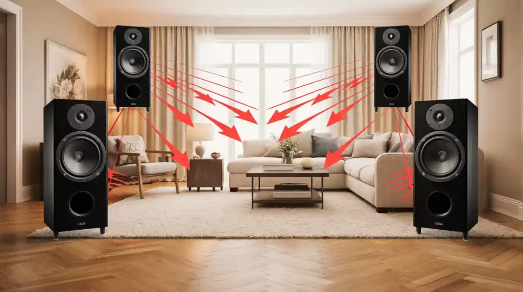 Installation des haut-parleurs